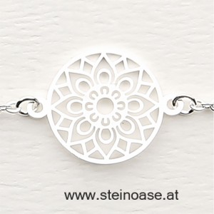 Armband Glücks-Mandala 'rose'